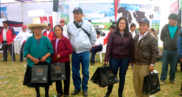 Agrovet Market Animal Health present as a sponsor in the 2014 XI Gloria S.A. Livestock Breeders in Cajamarca