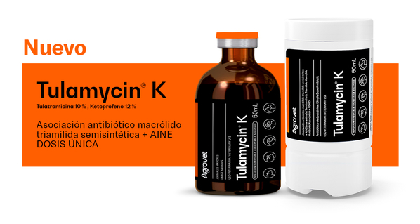 NUEVO TULAMYCIN® K, ASOCIACIÓN ANTIBIÓTICA - ANTIINFLAMATORIA PARA PROBLEMAS RESPIRATORIOS DE DOSIS ÚNICA