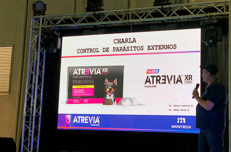 Atrevia® at big pet festival in Costa Rica