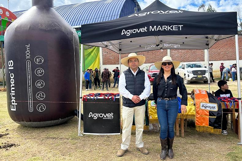 Agrovet Market was present at the Morán Lirio Fair in Cajamarca.