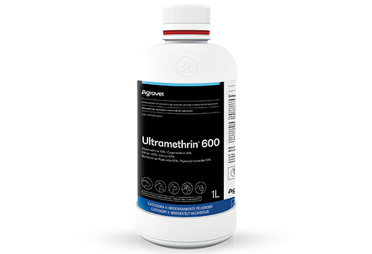 Ultrametrin® 600 pyrethroid-phosphorous potentialized association 