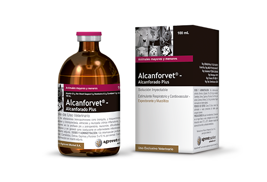 Alcanforvet® Alcanforado Plus respiratory and cardiovascular stimulant 