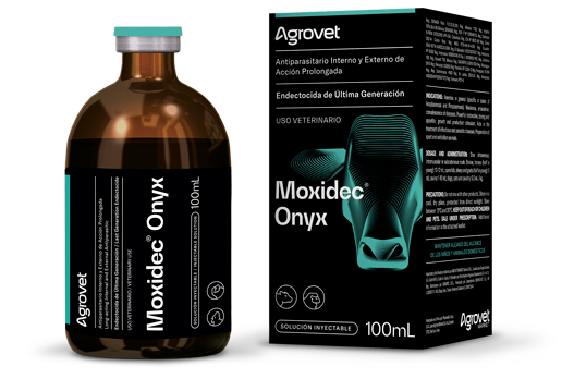 Moxidec® Onyx antiparasitario interno y externo de acción prolongada - endectocida de Última generación 