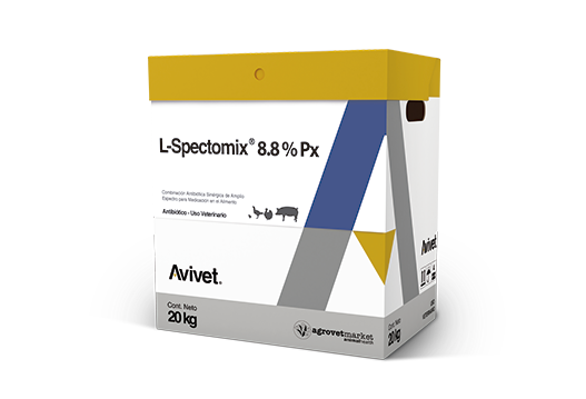 L-Spectomix® 8.88% Px broad-spectrum synergic antibiotic combination in double concentration 