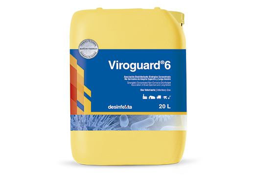 Viroguard® 6 / Envirocide broad spectrum and long action synergistic and concentrated disinfectant association 