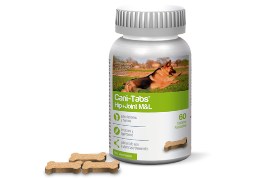 Cani-Tabs® Hip + Joint M&L condroprotector y antioxidante 