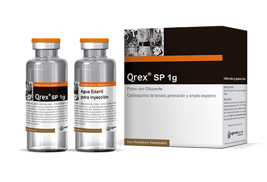 Qrex® SP cefalosporina de tercera generación y amplio espectro 