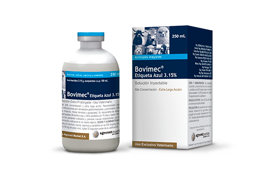 Bovimec® Etiqueta Azul 3.15% extra-long acting endectocide thixotropic 