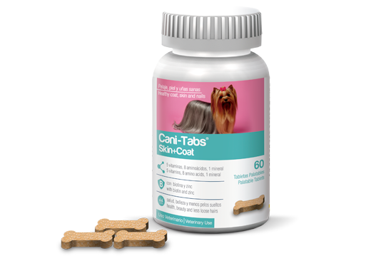 Cani-Tabs® Skin + Coat nutritional supplement for the health of hair, skin and mantle and nails 