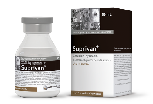 Suprivan® short action hypnotic anesthetic for intravenous use 
