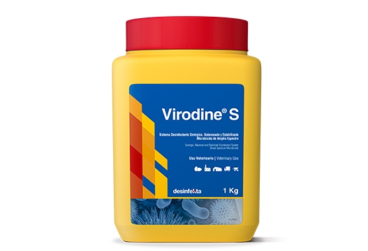 Virodine® S synergic disinfectant, balanced and stabilized. broad spectrum microbicide 