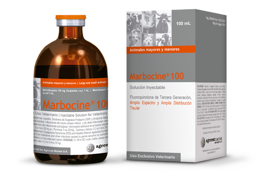 Marbocine® 100 antibacteriano fluoroquinolónico de tercera generación y amplio espectro 