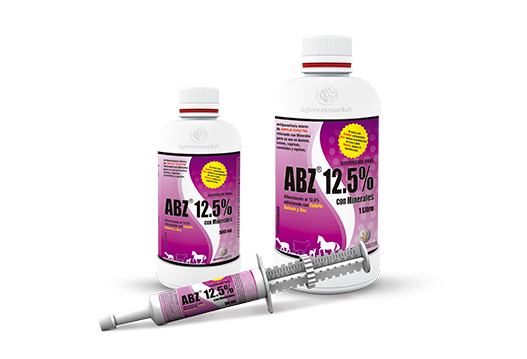 ABZ® 12.5% con Minerales antiparasitario de amplio espectro con minerales 