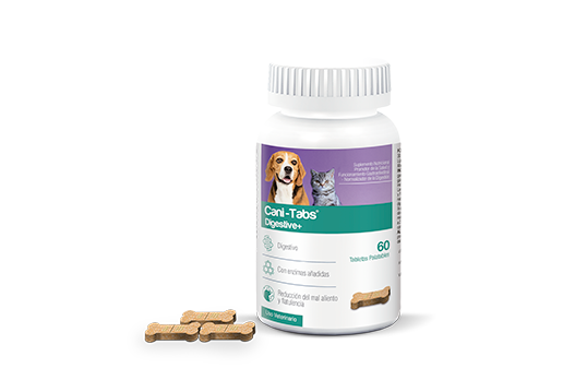Cani-Tabs® Digestive+ promotor de la salud y funcionamiento gastrointestinal - normalizador de la digestión 