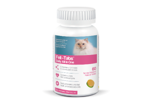 Feli-Tabs® Daily All in One  integral nutritional supplement for cats 