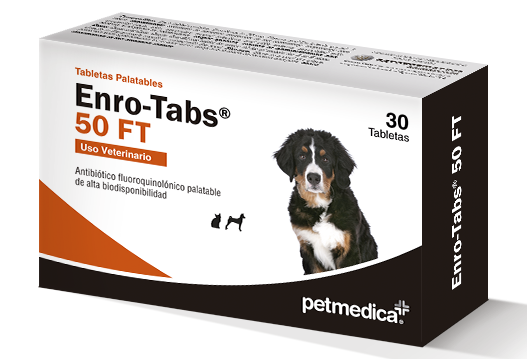 Enro-Tabs® 50 FT antibiótico fluoroquinolónico palatable de alta biodisponibilidad 