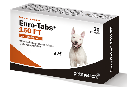 Enro-Tabs® 150 FT antibiótico fluoroquinolónico palatable de alta biodisponibilidad 