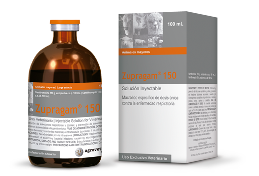 Zupragam® 150 single dose specific macrolide against respiratory disease 