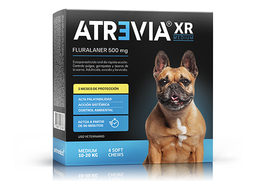 Atrevia® XR Medium oral ectoparasiticide of immediate action and 3 months of duration 