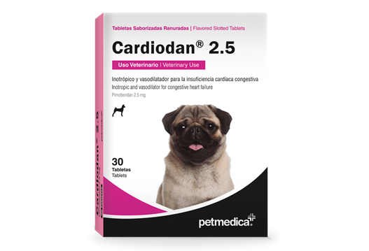 Cardiodan® 2.5 inotrópico y vasodilatador para la insuficiencia cardíaca congestiva 