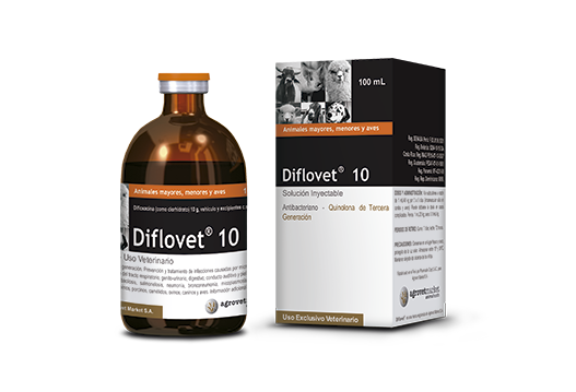 Diflovet® 10 antibacteriano fluoroquinolónico de tercera generación 