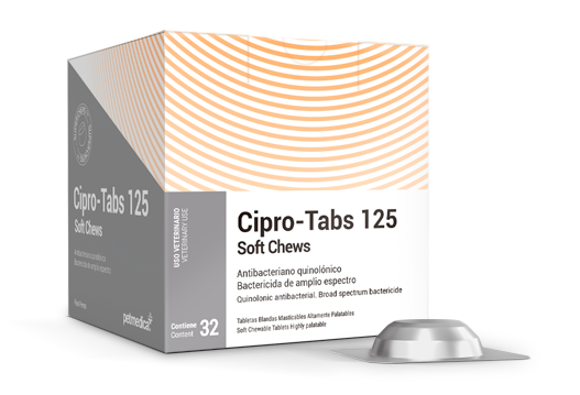 Cipro-Tabs 125 Soft Chews antibacteriano quinolónico 
