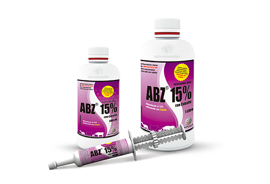 ABZ® 15% con Cobalto antiparasitario de amplio espectro con cobalto 