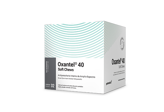 Oxantel® 40 Soft Chews antiparasitario interno de amplio espectro 