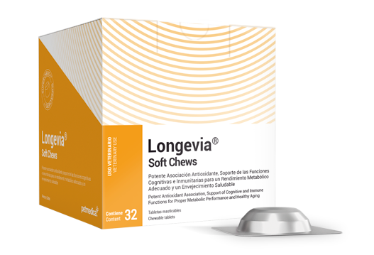 Longevia® Soft Chews potente asociación antioxidante, soporte de las funciones cognitivas e inmunitarias para un rendimiento metabólico adecuado 