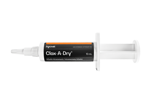 Clox-A-Dry® asociación sinérgica antibiótica de amplio espectro – tratamiento y prevención de la mastitis bovina 