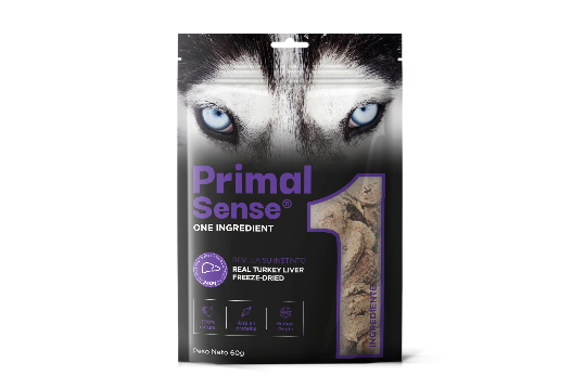 Primal Sense® One Ingredient® Real Turkey Liver bocadito / snack