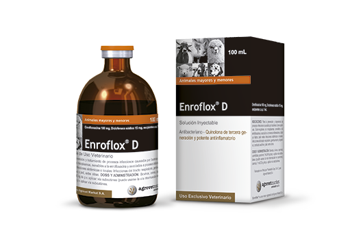 Enroflox® D quinolona de tercera generación y potente antiinflamatorio 
