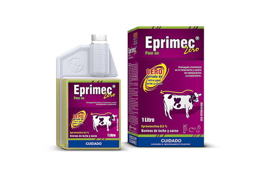 Eprimec® Zero Pour On endectocida sin periodo de retiro en leche y carne 