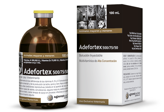 Adefortex®500/75/50 asociación vitamínica en alta concentración 