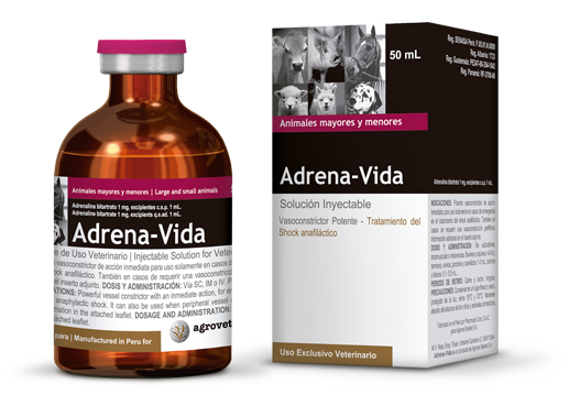 Adrena-Vida | Analeptin vasoconstrictor potente para  tratamiento del shock anafiláctico 