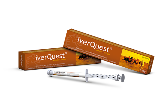 iverQuest® endectocida oral exclusivo para equinos 